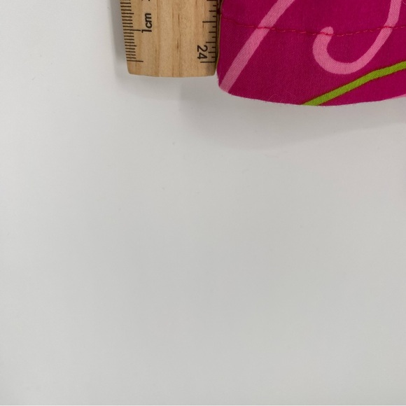 Loudmouth Women’s Capris Pink & Green 70’s Psychedelic Print Colorful Bright 2 - Picture 7 of 8